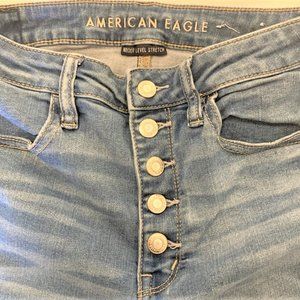 AEO American Eagle Button Fly Jegging Hi-Rise